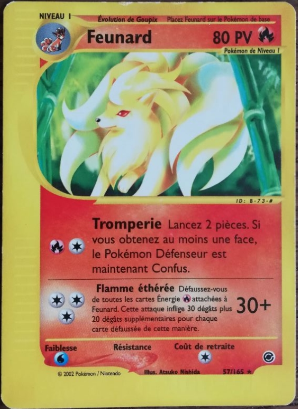 Feunard 57 — Expedition (French Pokémon TCG card)