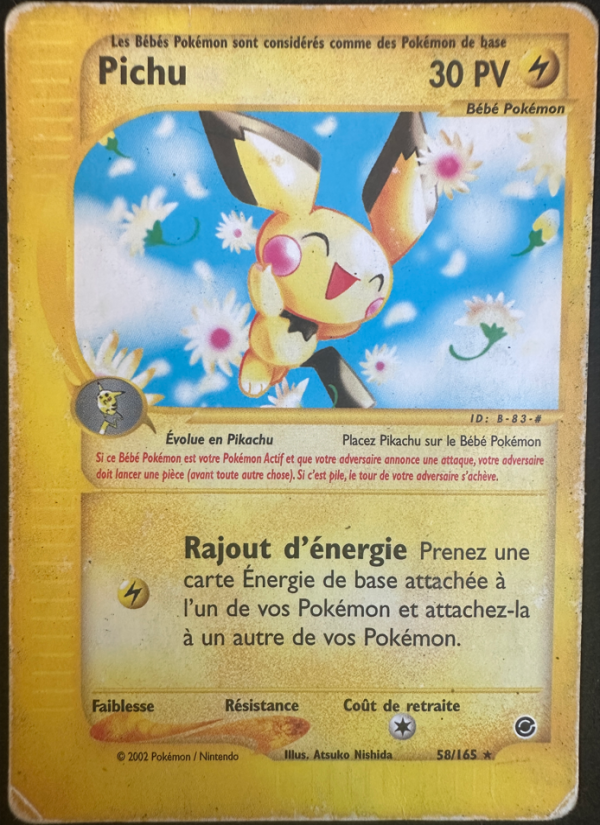 Pichu 58 — Expedition (French Pokémon TCG card)