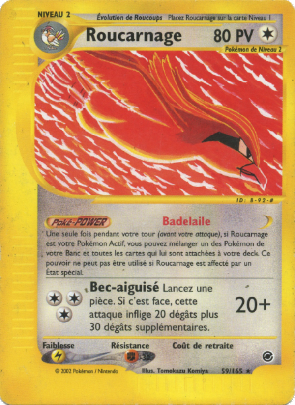 Roucarnage 59 — Expedition (French Pokémon TCG card)