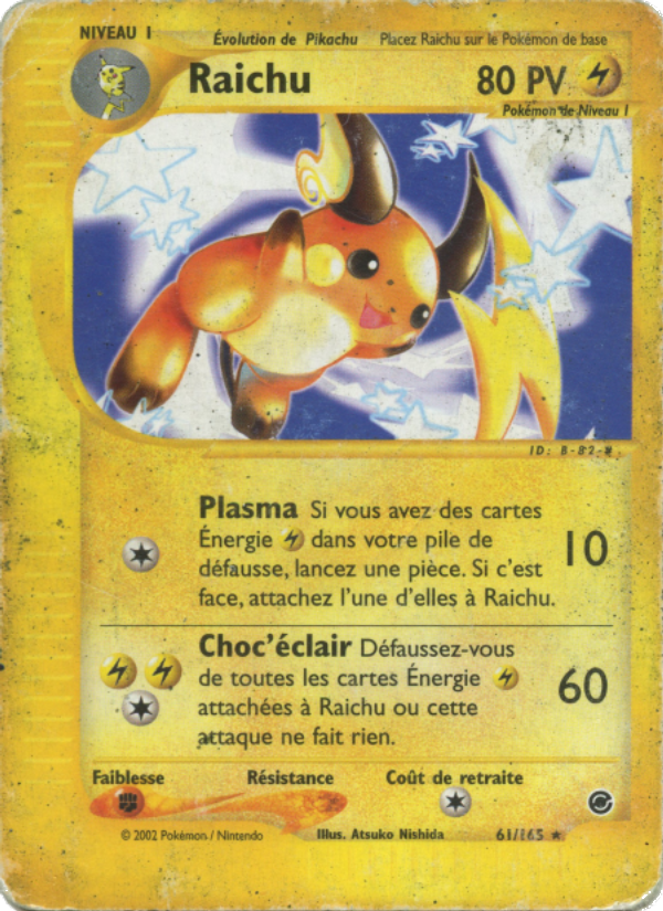 Raichu 61 — Expedition (French Pokémon TCG card)