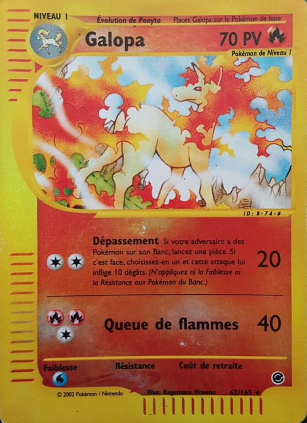 Galopa 62 — Expedition (French Pokémon TCG card)