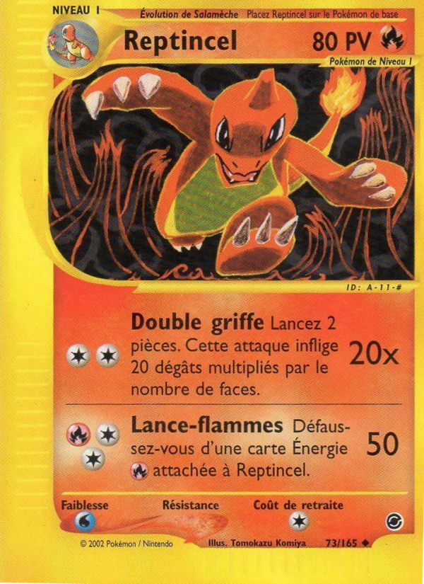 Reptincel 73 — Expedition (French Pokémon TCG card)