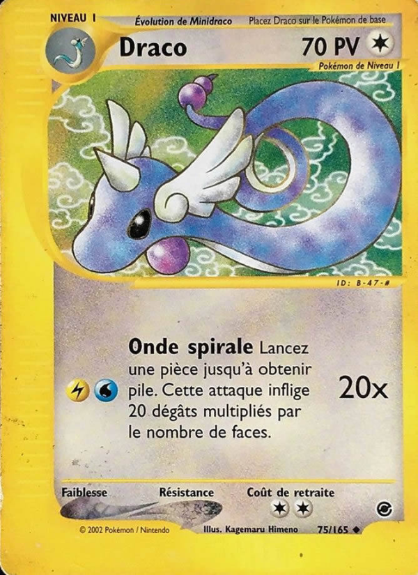 Draco 75 — Expedition (French Pokémon TCG card)
