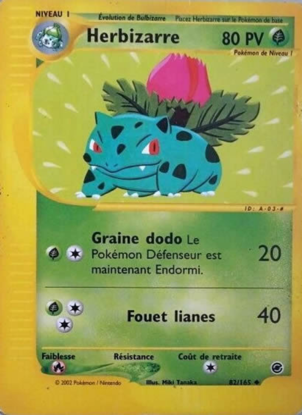 Herbizarre 82 — Expedition (French Pokémon TCG card)