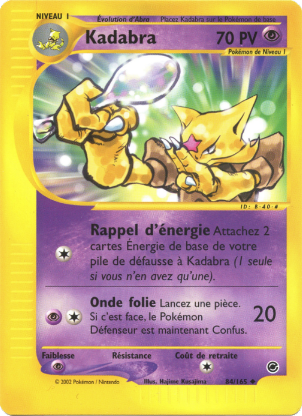 Kadabra 84 — Expedition (French Pokémon TCG card)