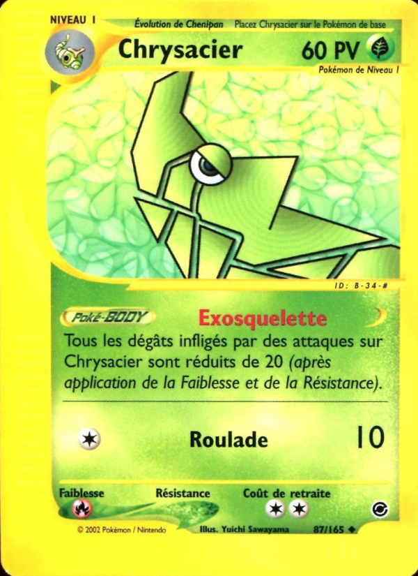 Chrysacier 87 — Expedition (French Pokémon TCG card)