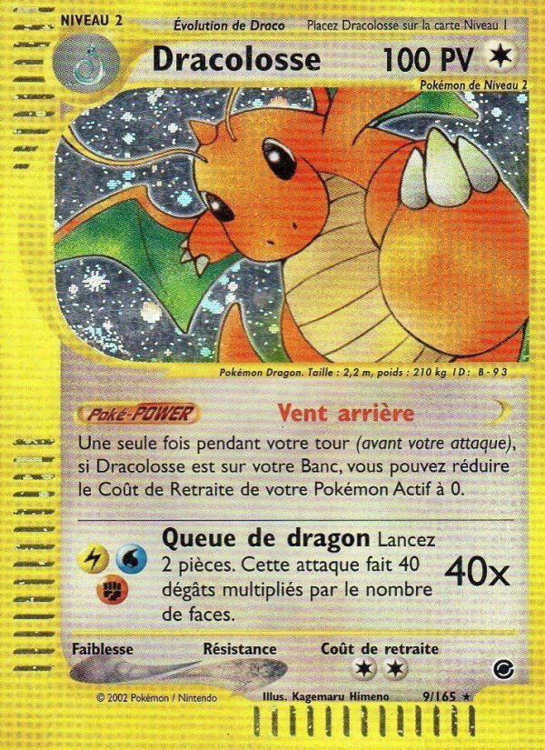 Dracolosse 9 — Expedition (French Pokémon TCG card)