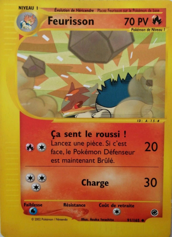 Feurisson 91 — Expedition (French Pokémon TCG card)