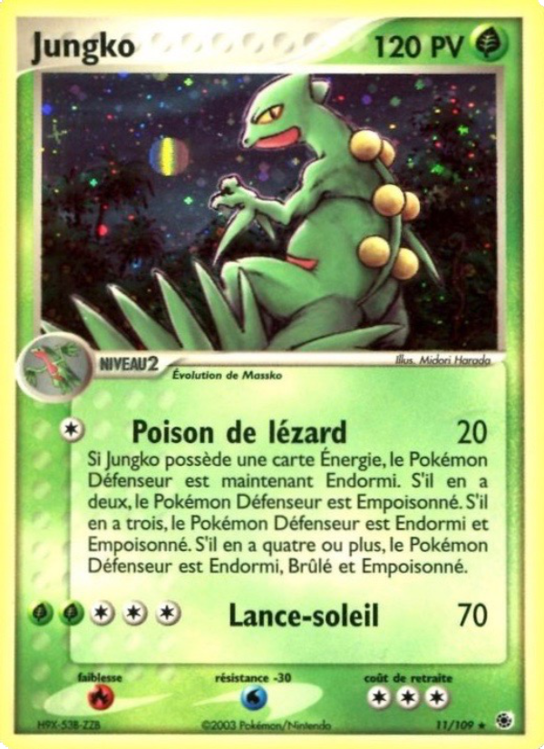 Jungko 11 — EX Rubis & Saphir (French Pokémon TCG card)