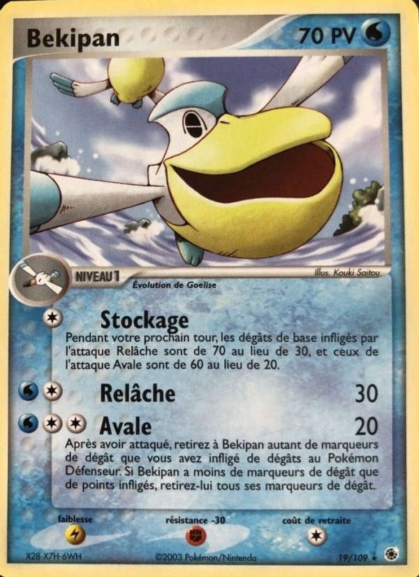 Bekipan 19 — EX Rubis & Saphir (French Pokémon TCG card)