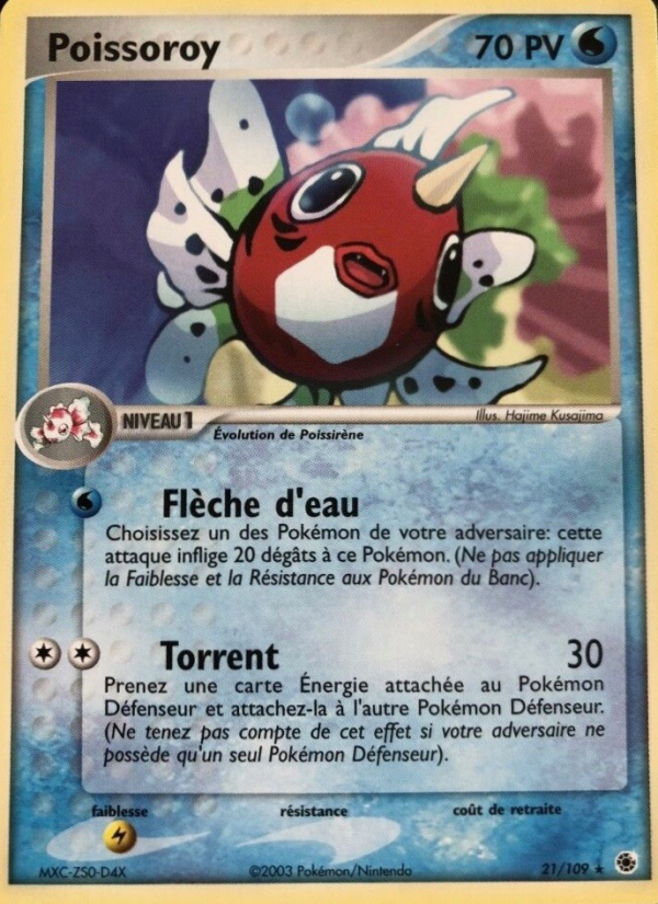 Poissoroy 21 — EX Rubis & Saphir (French Pokémon TCG card)