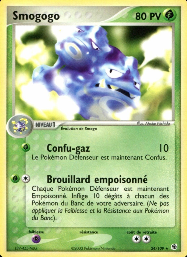Smogogo 24 — EX Rubis & Saphir (French Pokémon TCG card)