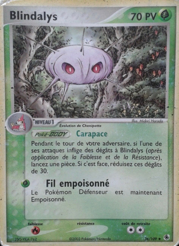 Blindalys 26 — EX Rubis & Saphir (French Pokémon TCG card)