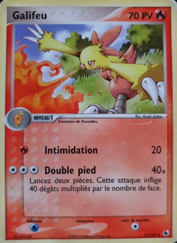 Galifeu 27 — EX Rubis & Saphir (French Pokémon TCG card)