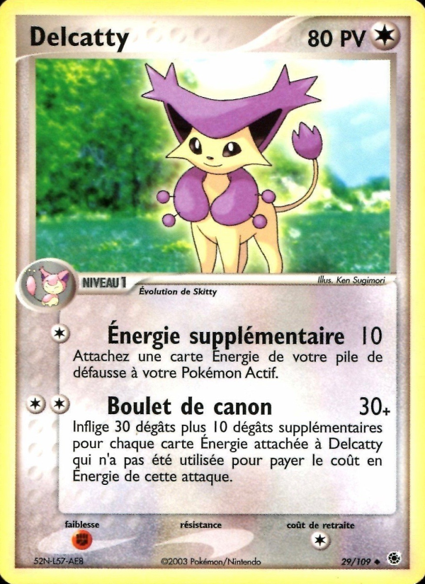Delcatty 29 — EX Rubis & Saphir (French Pokémon TCG card)