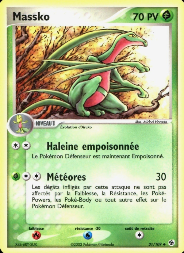 Massko 31 — EX Rubis & Saphir (French Pokémon TCG card)