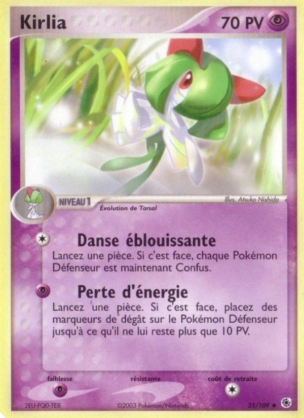 Kirlia 35 — EX Rubis & Saphir (French Pokémon TCG card)