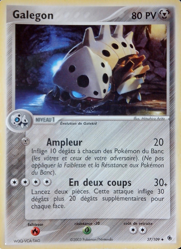 Galegon 37 — EX Rubis & Saphir (French Pokémon TCG card)
