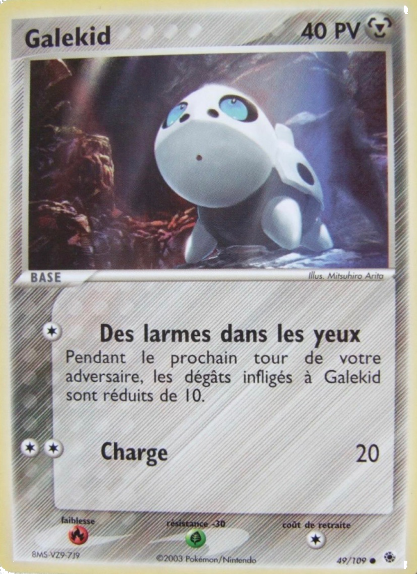 Galekid 49 — EX Rubis & Saphir (French Pokémon TCG card)
