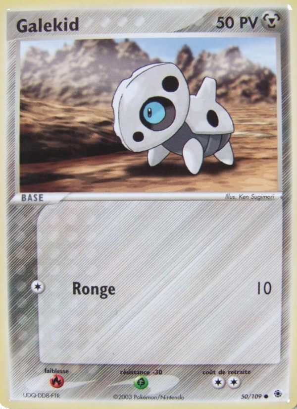 Galekid 50 — EX Rubis & Saphir (French Pokémon TCG card)