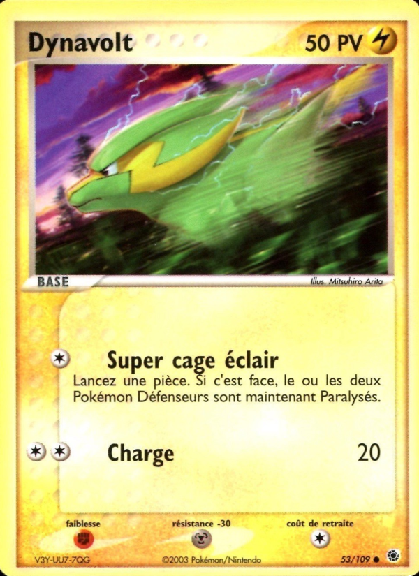 Dynavolt 53 — EX Rubis & Saphir (French Pokémon TCG card)