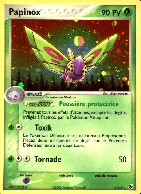 Papinox 6 — EX Rubis & Saphir (French Pokémon TCG card)