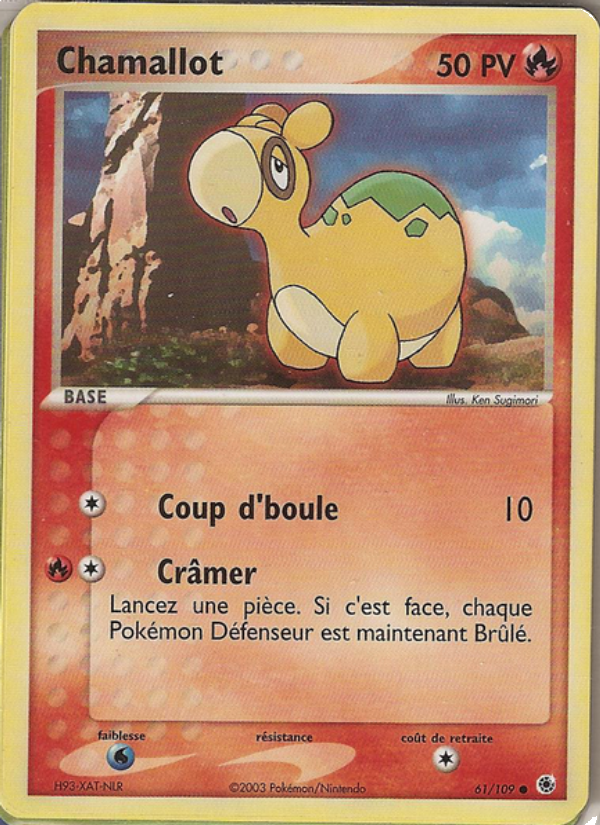 Chamallot 61 — EX Rubis & Saphir (French Pokémon TCG card)
