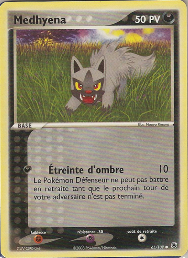 Medhyena 65 — EX Rubis & Saphir (French Pokémon TCG card)