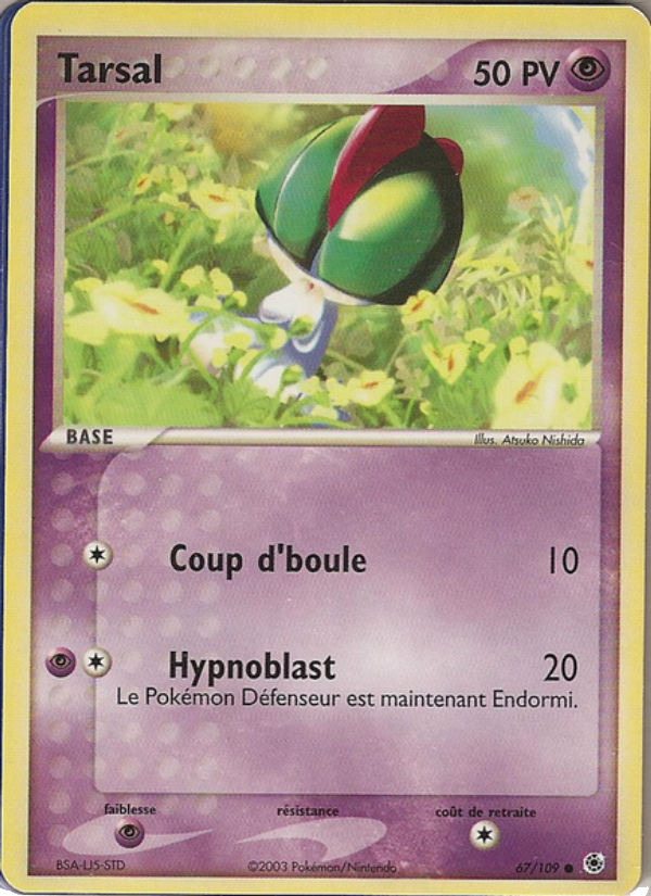 Tarsal 67 — EX Rubis & Saphir (French Pokémon TCG card)