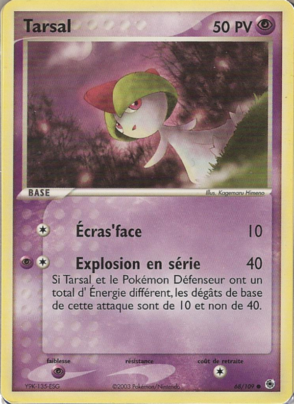 Tarsal 68 — EX Rubis & Saphir (French Pokémon TCG card)