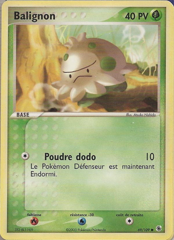 Balignon 69 — EX Rubis & Saphir (French Pokémon TCG card)