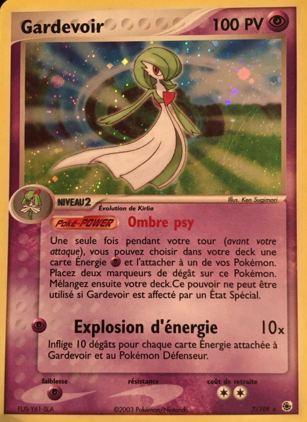 Gardevoir 7 — EX Rubis & Saphir (French Pokémon TCG card)