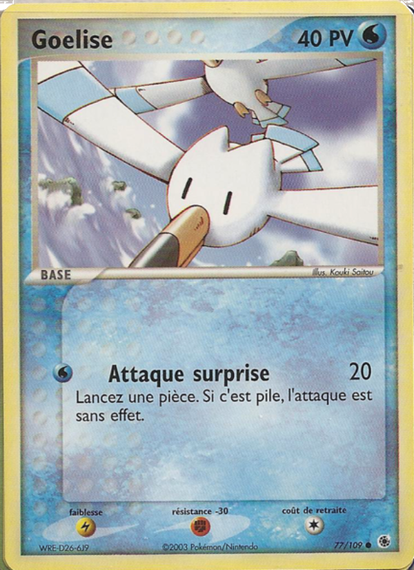 Goelise 77 — EX Rubis & Saphir (French Pokémon TCG card)