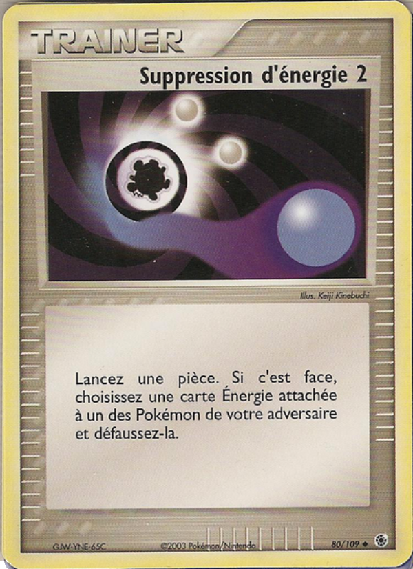 Suppression d'énergie 2 80 — EX Rubis & Saphir (French Pokémon TCG card)