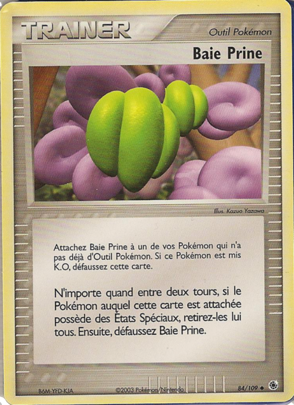 Baie Prine 84 — EX Rubis & Saphir (French Pokémon TCG card)