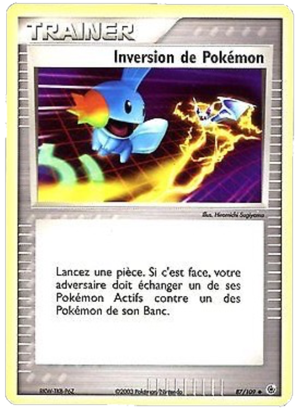 Inversion de Pokémon 87 — EX Rubis & Saphir (French Pokémon TCG card)