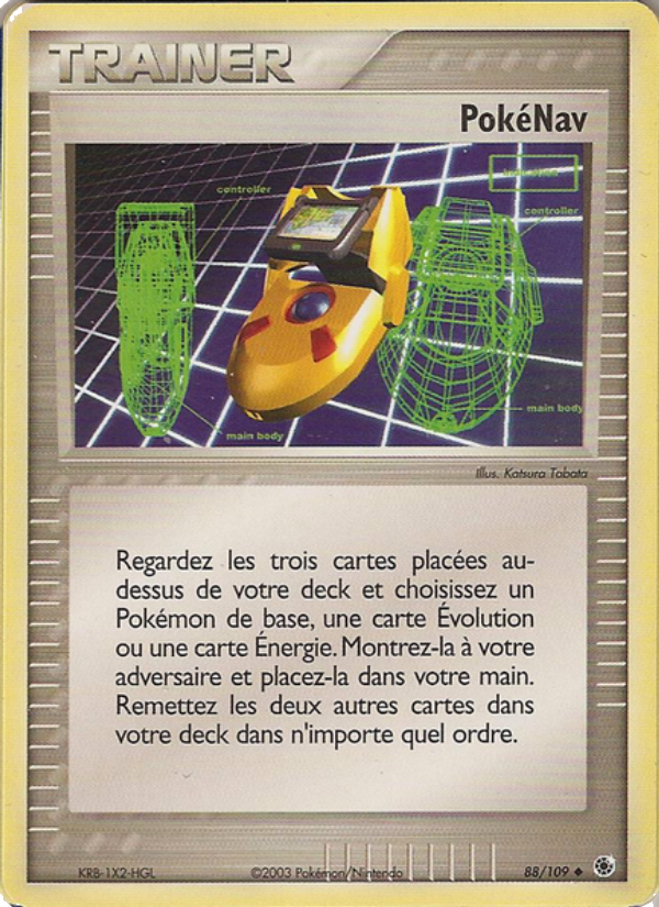 PokéNav 88 — EX Rubis & Saphir (French Pokémon TCG card)