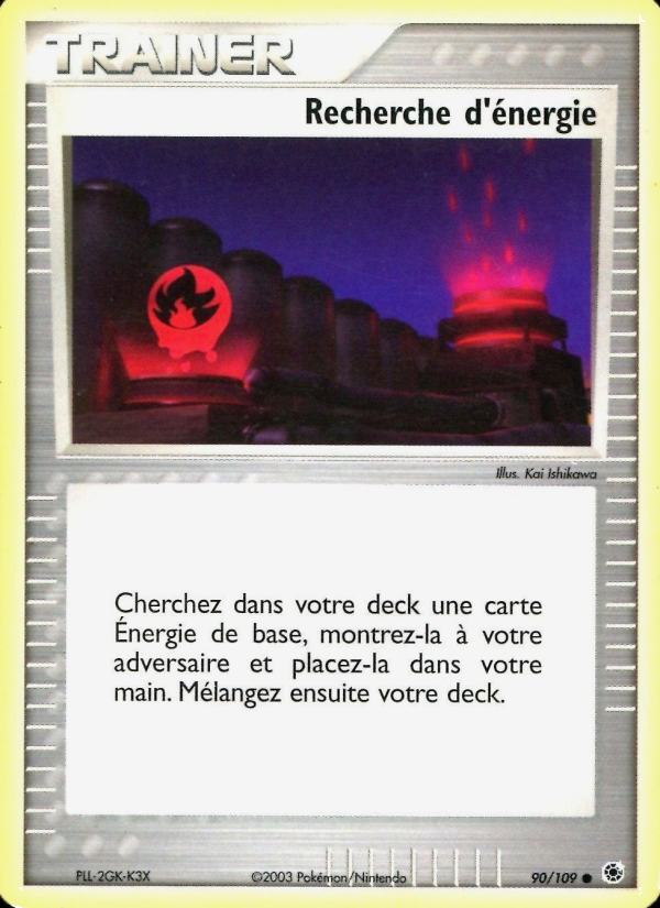 Recherche d'énergie 90 — EX Rubis & Saphir (French Pokémon TCG card)