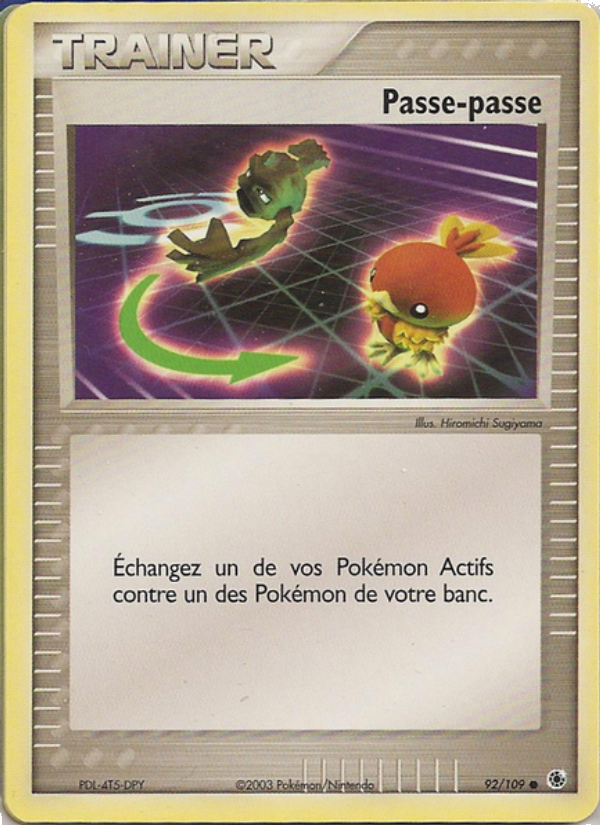 Passe-passe 92 — EX Rubis & Saphir (French Pokémon TCG card)
