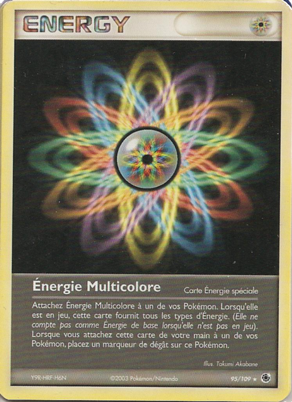 Énergie Multicolore 95 — EX Rubis & Saphir (French Pokémon TCG card)