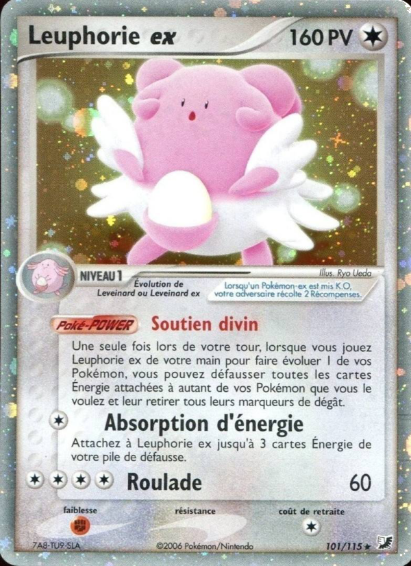 Leuphorie ex 101 — EX Forces Cachées (French Pokémon TCG card)