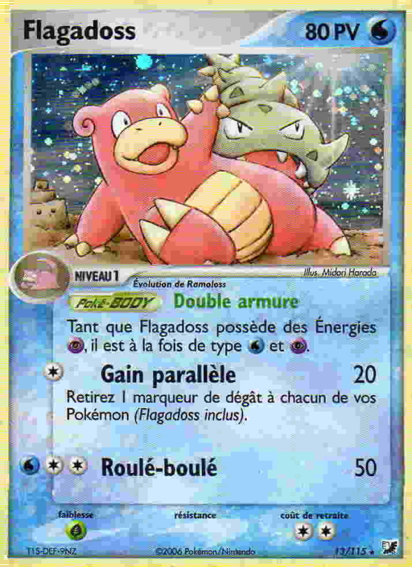 Flagadoss 13 — EX Forces Cachées (French Pokémon TCG card)