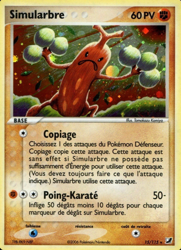 Simularbre 15 — EX Forces Cachées (French Pokémon TCG card)