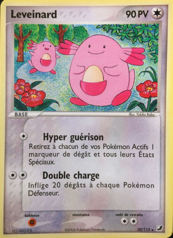 Leveinard 20 — EX Forces Cachées (French Pokémon TCG card)