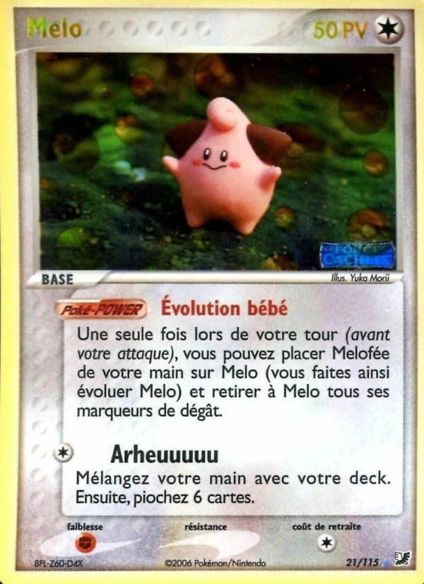 Melo 21 — EX Forces Cachées (French Pokémon TCG card)