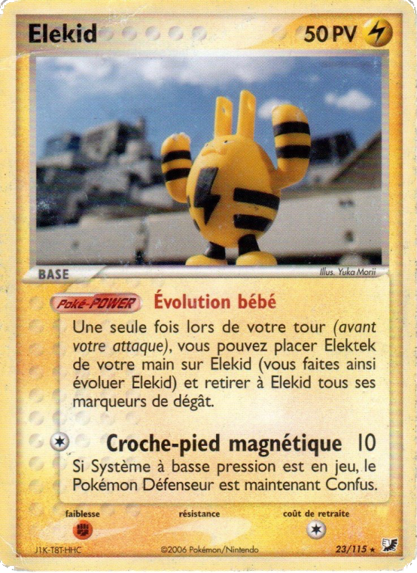 Elekid 23 — EX Forces Cachées (French Pokémon TCG card)