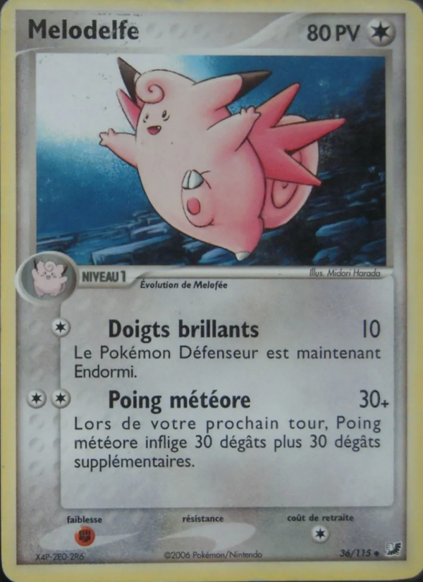 Melodelfe 36 — EX Forces Cachées (French Pokémon TCG card)