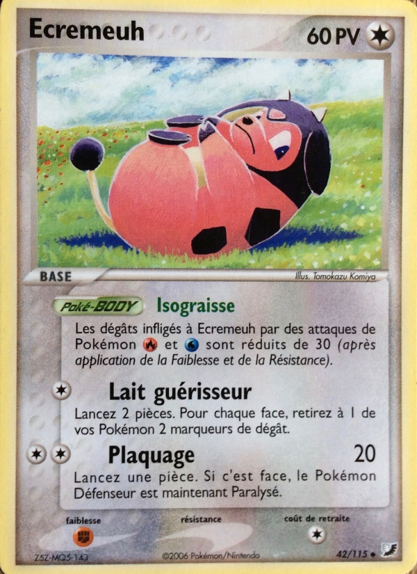Ecremeuh 42 — EX Forces Cachées (French Pokémon TCG card)