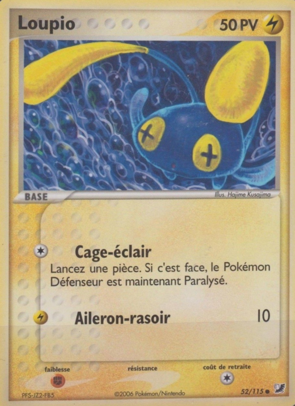Loupio 52 — EX Forces Cachées (French Pokémon TCG card)