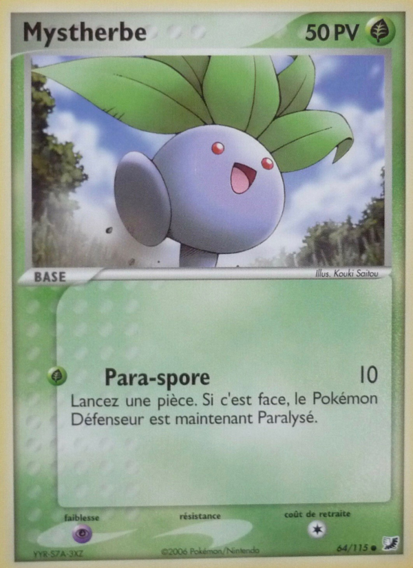 Mystherbe 64 — EX Forces Cachées (French Pokémon TCG card)